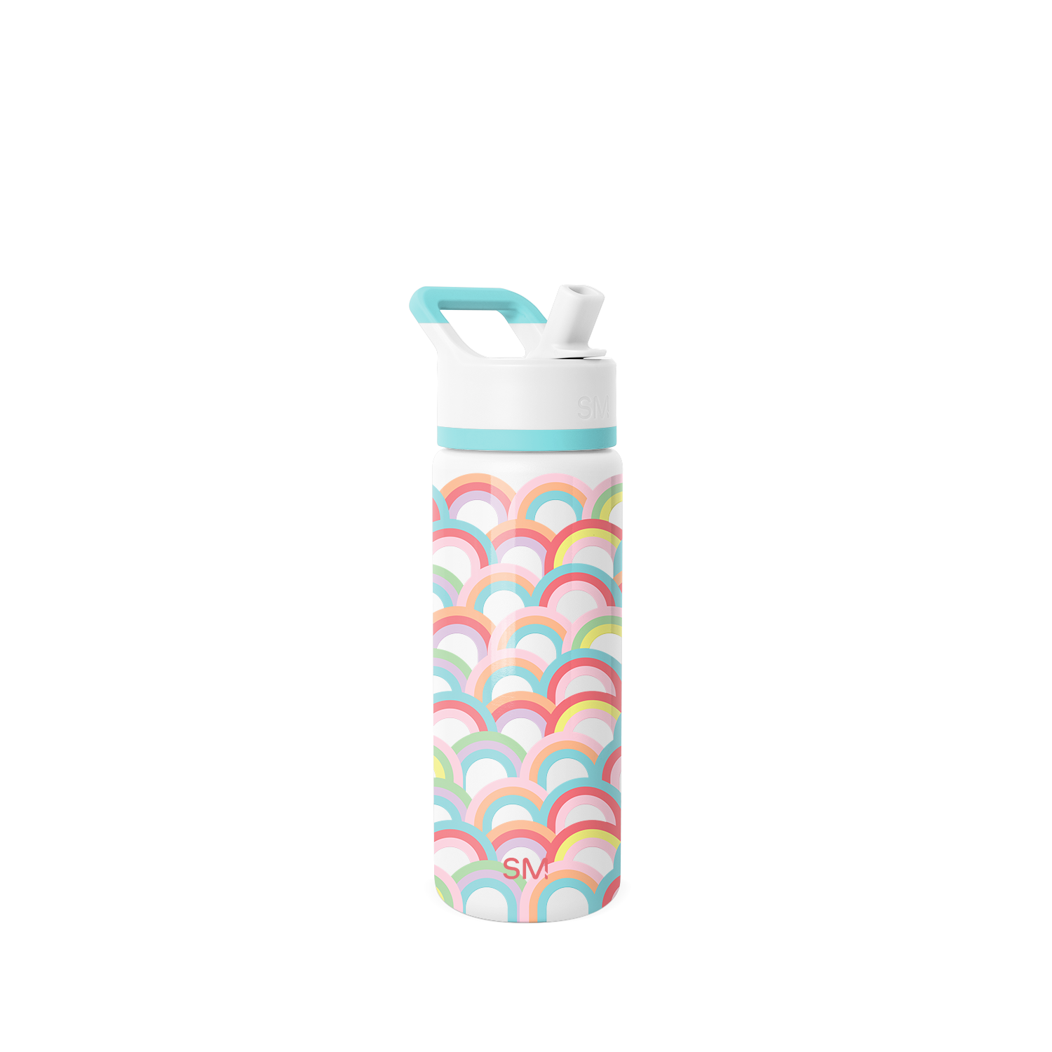 Summit Kids Water Bottle with Straw Lid - 18oz - SM2 - Rainbow Spark